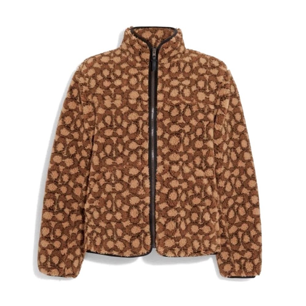 Coach Signature Sherpa Jacket Unisex